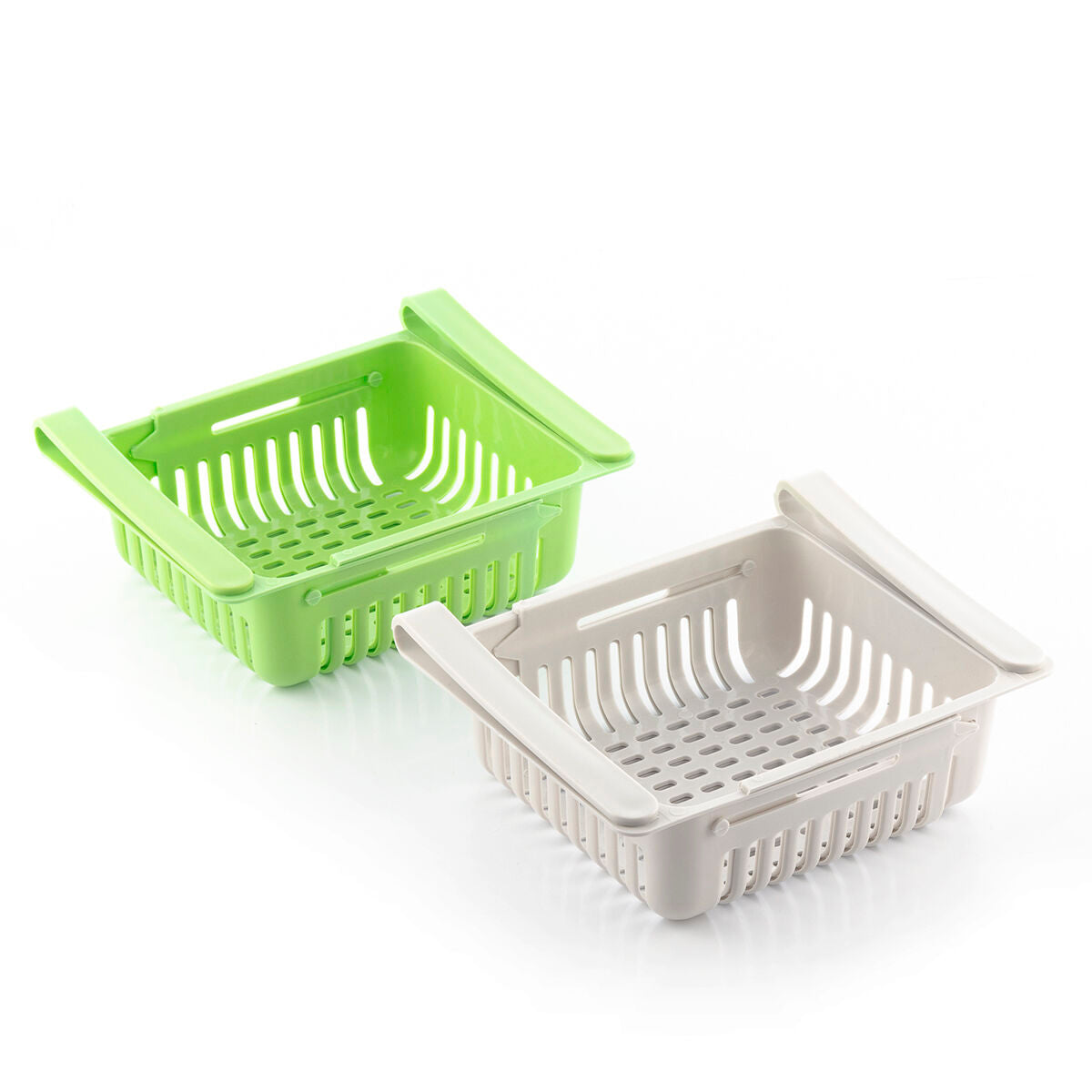 FridgeSlide™ Koelkast Organizer – Verstelbare Set van 2