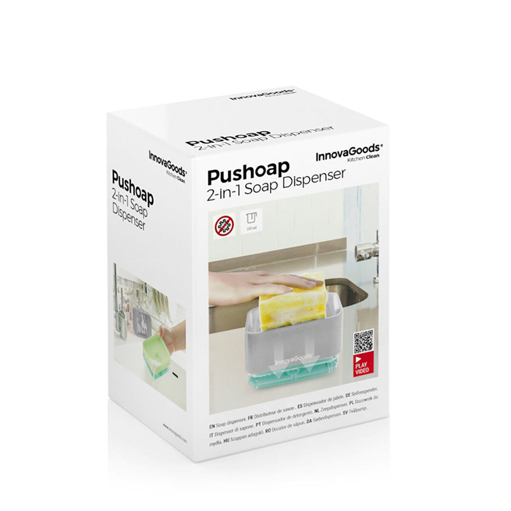 PressWash™ 2-in-1 Zeeppomp & Spons Houder