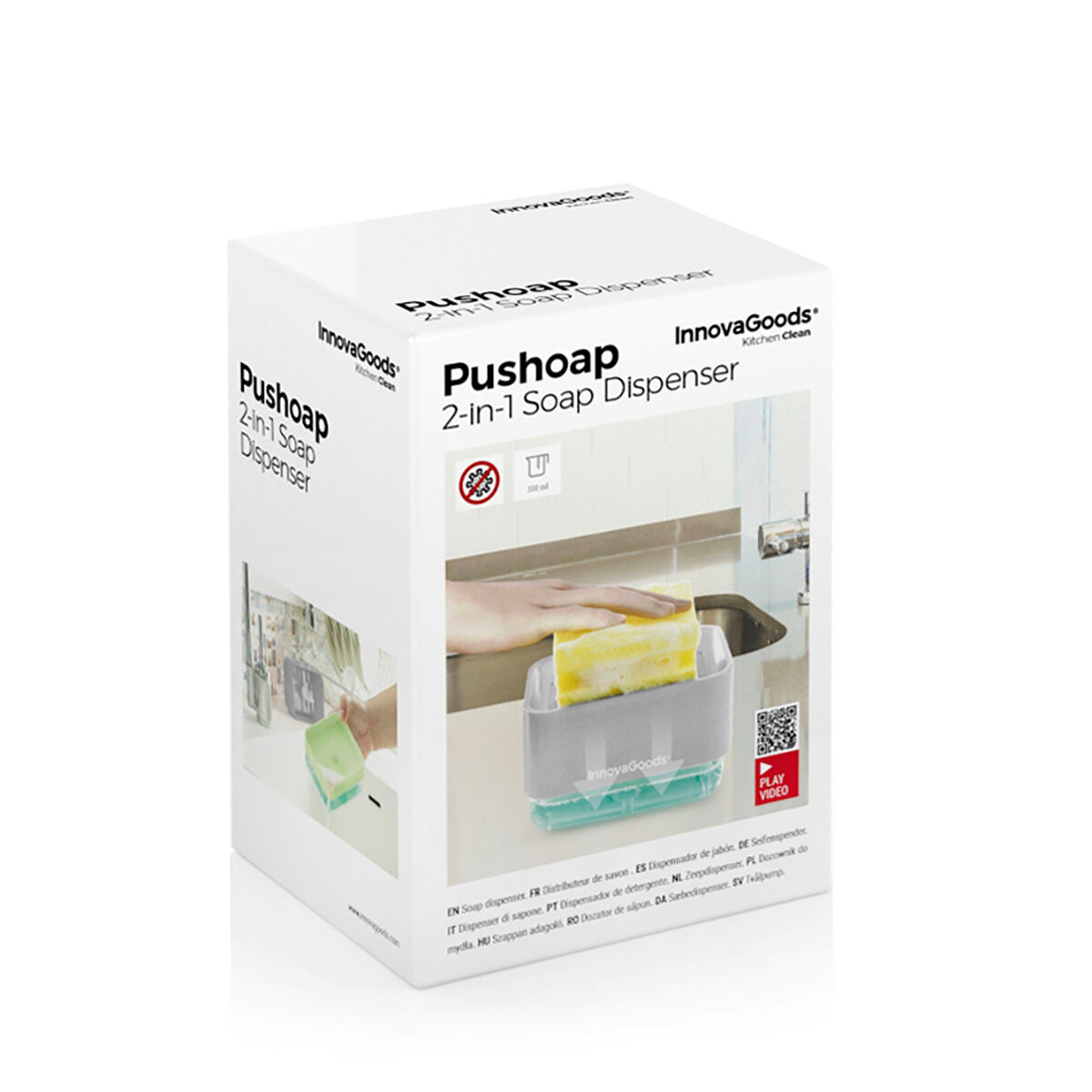 PressWash™ 2-in-1 Zeeppomp & Spons Houder