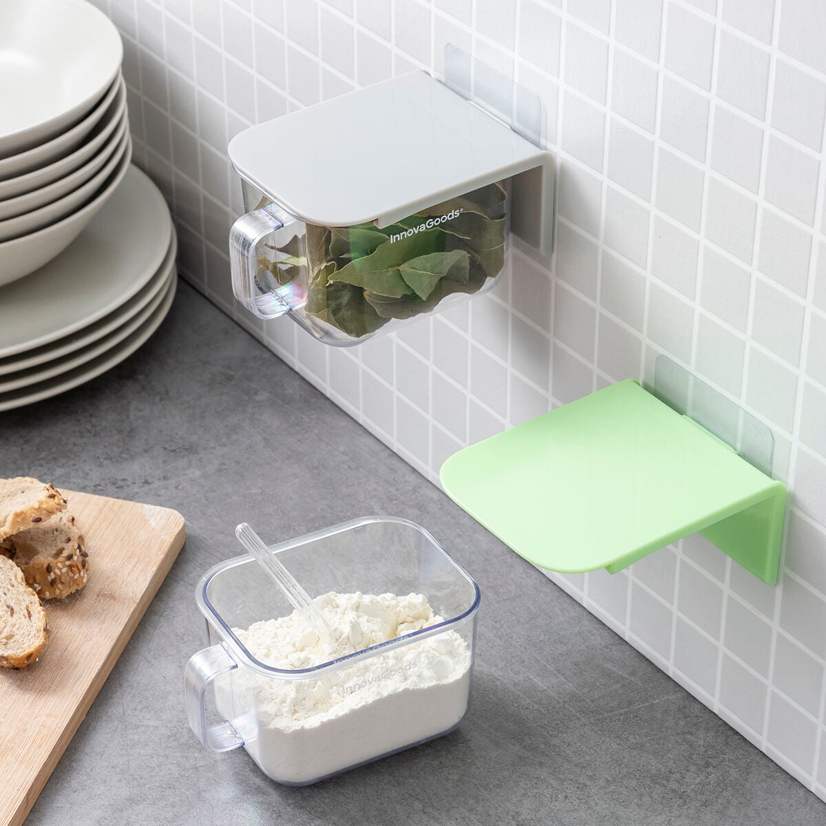 WallNest™ Zelfklevende Keukenbakjes – Set van 2
