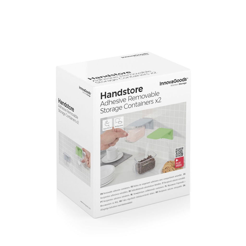 WallNest™ Zelfklevende Keukenbakjes – Set van 2