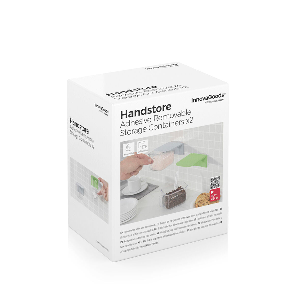 WallNest™ Zelfklevende Keukenbakjes – Set van 2