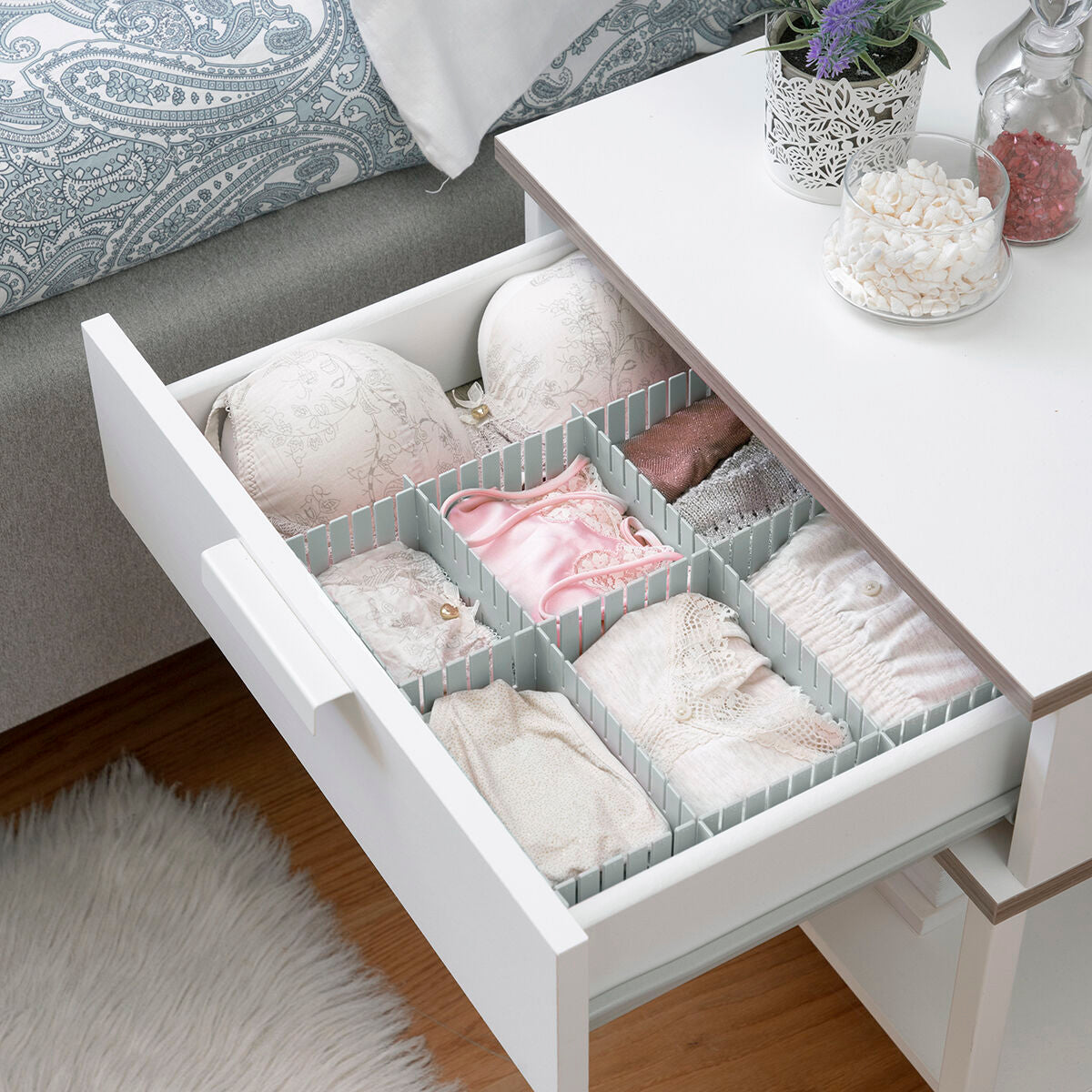 FlexiDivide™ Lade Organizer – 16 Verstelbare Verdelers