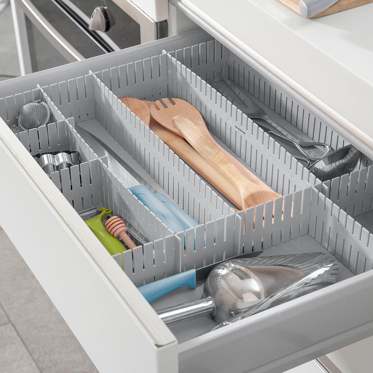 FlexiDivide™ Lade Organizer – 16 Verstelbare Verdelers